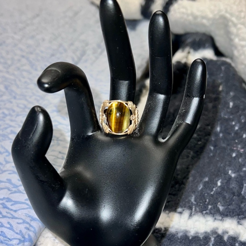 Tiger Eye Ring - image 1